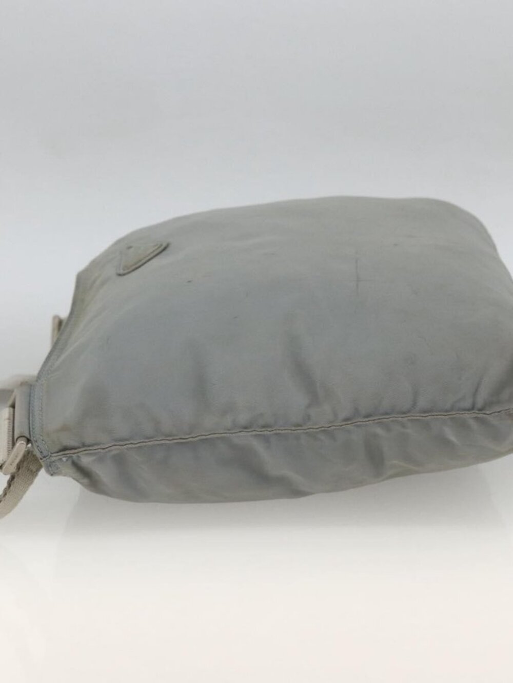 PRADA Shoulder Bag Nylon Gray Silver Auth - Picture 6 of 16